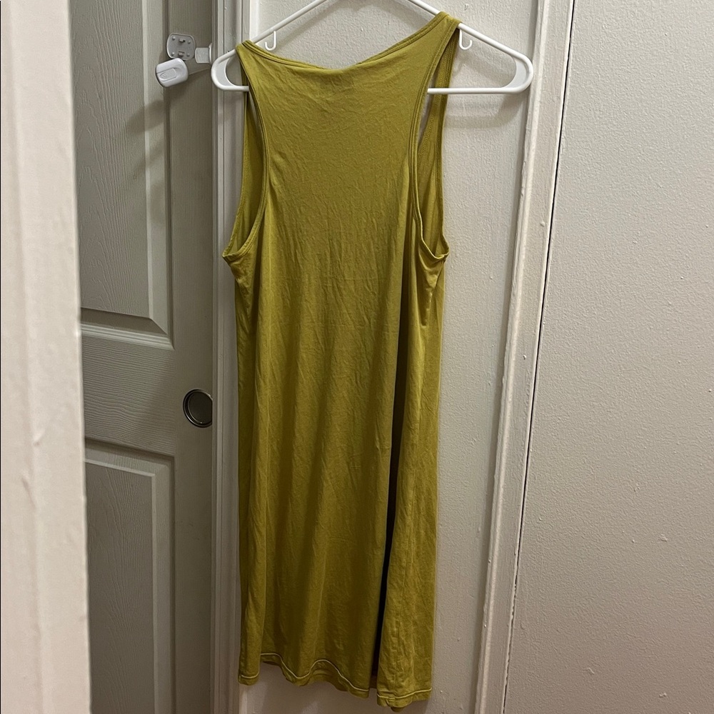 NWOT Johnny Was Mustard Yellow Sleeveless Tank Top Dress Women’s Size Small - Picture 5 of 6